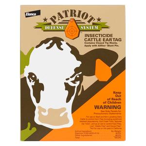 Patriot Insecticide Cattle Ear Tags Elanco Animal Health